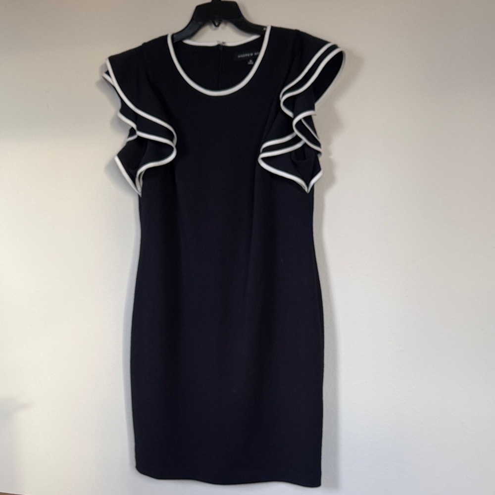 Andrew Dress with White Accents